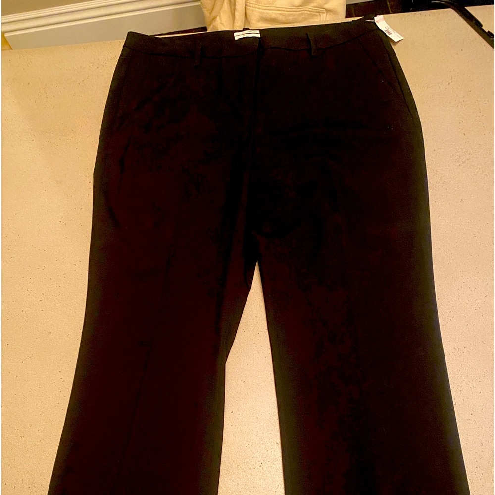 Nordstrom Halogen Career Pants Taylor Curvy Fit Black Stretch